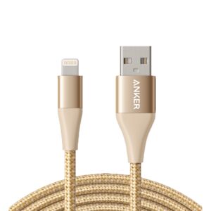 Anker Powerline II Lightning Cable Gold 6ft Anker Powerline II Lightning Cable Gold 6ft